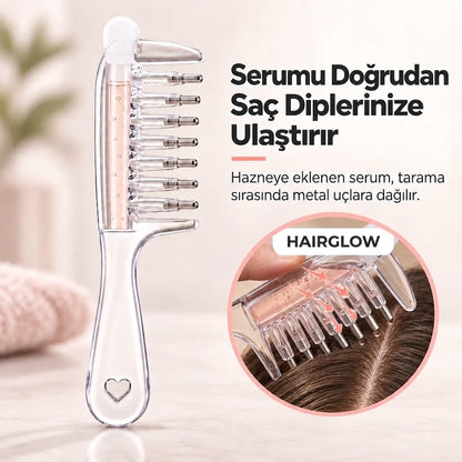HairGlow™ | Hazneli Saç Masaj ve Serum İletim Tarağı